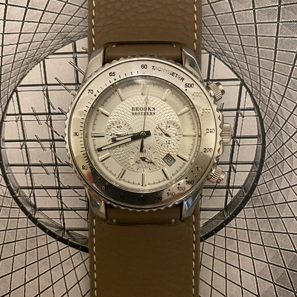 Brooks Brothers Watch Chrono "Sky Reflector" Ref. 08517 w Hodinkee Newman Bund - Picture 4 of 9